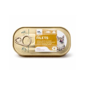 BUBIMEX Bubi Nature Filetes en Gelatina Atún y Huevos de Atún (85 gr) - Alimento Completo para Gatos Adultos