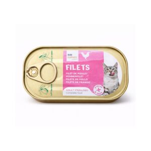 BUBIMEX Bubi Nature Filetes en Caldo Pollo (85 gr) - Alimento Completo para Gatos Adultos Esterilizados