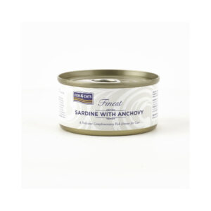 FISH4CATS Finest Sardina con Anchoas (70 gr) - Alimento Complementario Húmedo para Gatos