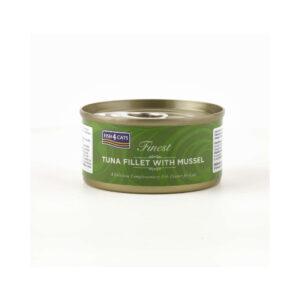 FISH4CATS Finest Atún con Mejillón (70 gr) - Alimento Complementario Húmedo para Gatos