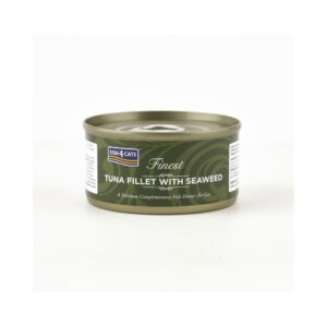 FISH4CATS Finest Atún con Algas (70 gr) - Alimento Complementario Húmedo para Gatos