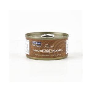 FISH4CATS Finest Sardina y Caballa (70 gr) - Alimento Complementario Húmedo para Gatos