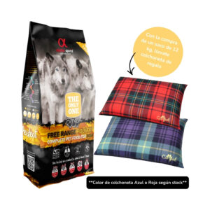 ALPHA SPIRIT Aves de Corral - Pienso Seco para Perros Adultos de Todas las Razas (Regalo Colchoneta en Saco de 12 kg) **COLOR COLCHONETA SEGUN STOCK**