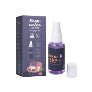 M PETS Keep Calm (Spray 60 ml) - Spray Calmante con Feromonas para Gatos Efecto en 15 Minutos con Hierba Gatera para Reducir Estrés Miedo y Marcaje