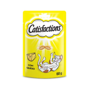 CATISFACTIONS Queso - Snack Premios para Gatos Doble Textura