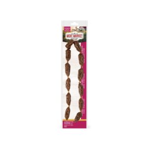 ZOË Meat Market Salchichas (90 gr) Pollo y Vacuno - Snack Natural para Perros en Cadena de Salchichas Sin Cereales