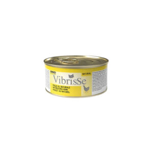 CROCI Vibrisse Natural (Pollo) - Comida Húmeda Complementaria para Gatos al Vapor