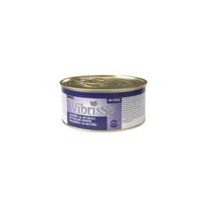 CROCI Vibrisse Natural (70 gr) Caballa - Comida Húmeda Complementaria para Gatos al Vapor