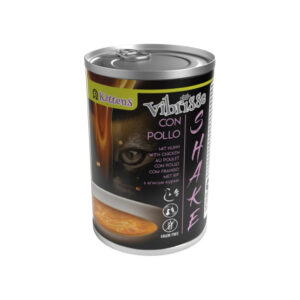 CROCI Vibrisse Shake Kitten (135 gr) - Comida Húmeda Complementaria Hidratante para Gatitos Sin Cereales (Pollo)