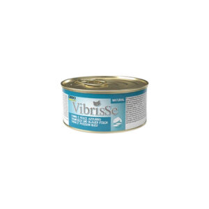 CROCI Vibrisse Natural (70 gr) Atún y Pescado Azul - Comida Húmeda Complementaria para Gatos al Vapor
