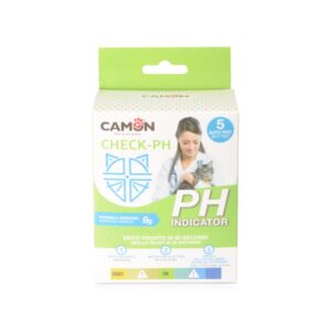 CAMON Check Ph para Gatos (5 test x 9 gr) - Indicador de PH Urinario con Test Rápido para Arena