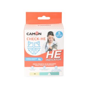 CAMON Check He para Gatos (5 test x 9 g) - Detector de Sangre en Orina (Hematuria) con Test Rápido en Arena