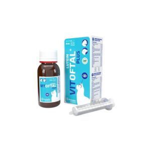 PHARMADIET Vitoftal Lutein Plus (50 ml) - Suplemento Ocular para Perros y Gatos con Luteína, Omega 3, Taurina, Astaxantina y Zeaxantina | Protección de la Retina y el Cristalino