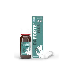 PHARMADIET Daforte Plus - Suplemento Probiótico para el Equilibrio Intestinal de Perros y Gatos con Lactobacillus, Attapulgita y Zinc | Flora Intestinal y Diarrea