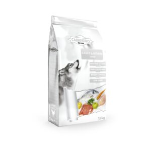 CARNIVORO Light & Senior (12 kg) - Pienso Premium Low Grain para Perros Senior o con Control de Peso (Pollo)