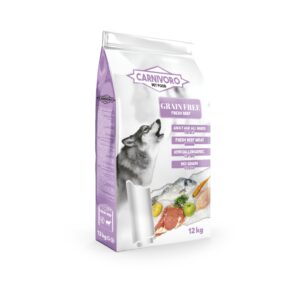 CARNIVORO Grain Free (12 kg) - Pienso Premium Sin Cereales Monoproteico para Perros Adultos (Ternera)