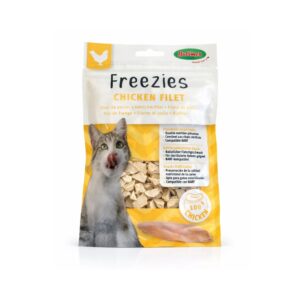 BUBIMEX Freezies para Gatos (30 gr) - Snacks Liofilizado Natural 100% Sin Cereales de Carne o Pescado (Pollo, Pato, Salmón o Hígado de Pollo)