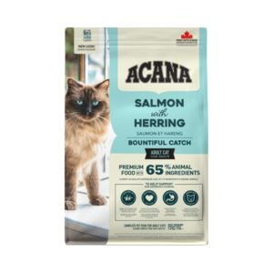 ACANA Bountiful Catch - Pienso Seco Completo para Gatos Adultos de Todas las Razas, Receta de Pescado (Salmón y Arenque)