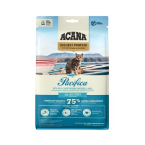 ACANA Pacifica - Pienso Seco Completo para Gatos de Todas las Edades, Receta de Pescado (Arenque, Caballa y Merluza)