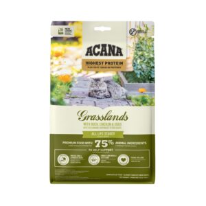 ACANA Grasslands - Pienso Seco Completo para Gatos de Todas las Edades (Pato, Pollo y Huevo)