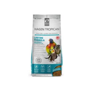 TROPICAN Lifetime Formula 2 mm - Alimento Completo Premium para Ninfas, Cotorras y Pequeños Loros
