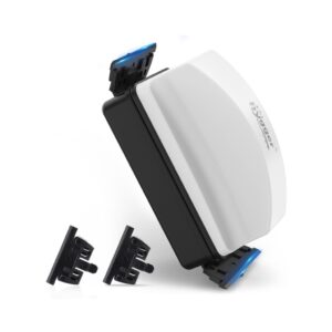 HYGGER HG124 - Limpiador Magnético Flotante de Doble Hoja para Acuario | 3 Tallas (S/M/L) para Vidrios de 0 a 20 mm | Imán de Neodimio | Hojas Intercambiables y Flotación Automática