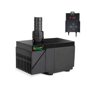 HYGGER HGY0004-L-12000 - Bomba de Circulación DC 86W / 12.000 l/h para Acuarios Grandes y Estanques de hasta 25.000 L | Sump Marino, Plantados, Fuentes | Motor DC con Controlador Inteligente y Tecnología FOC