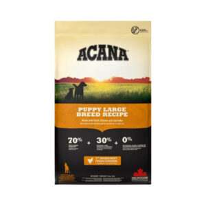 ACANA Puppy Large Breed Recipe - Pienso Seco para Perros Cachorros de Raza Grande (Pollo Fresco y Merluza Cruda)