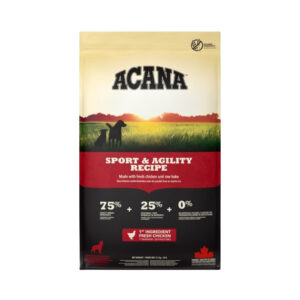 ACANA Sport & Agility Recipe - Pienso Seco para Perros Adultos Muy Activos (Pollo Fresco y Merluza Cruda)