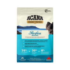 ACANA Pacifica Recipe - Pienso Seco para Perros de Todas las Razas y Edades, Receta de Pescado (Arenque, Salmón y Merluza)