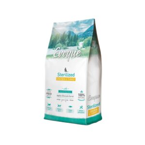 EVOQUE Sterilized (Chicken & Turkey) - Alimento Completo en Pienso Seco para Gatos Adultos Esterilizados (Pollo y Pavo)