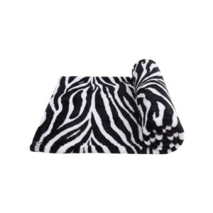 BUBIMEX Bubi Love Cebra - Manta Polar Suave para Perros, Antipelos y Lavable a Máquina (Tallas S y M)