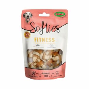 BUBIMEX Fitness (120 gr) - Snacks Masticables sin Cuero con Pollo e Inulina para la Digestión del Perro