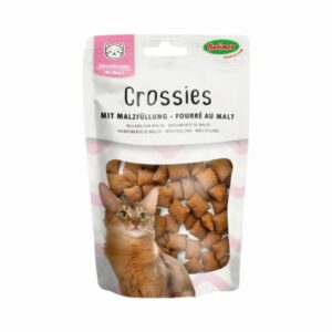BUBIMEX Crossies (50 gr) con Malta - Snacks Crujientes para Gatos