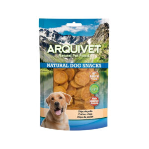 ARQUIVET Natural Dog Snacks - Snacks Naturales de Chips de Pollo