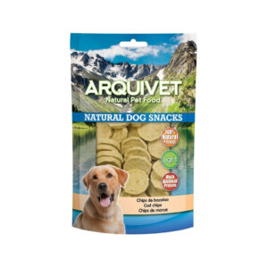 ARQUIVET Natural Dog Snacks - Snacks Naturales de Chips de Bacalao
