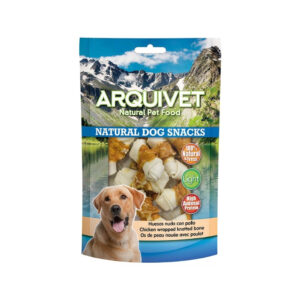 ARQUIVET Natural Dog Snacks - Snacks Naturales de Huesos Nudo con Pollo