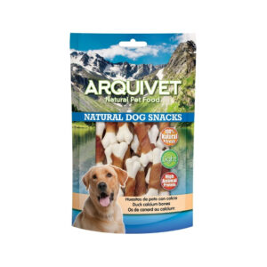 ARQUIVET Natural Dog Snacks - Snacks Naturales de Huesitos de Pato con Calcio