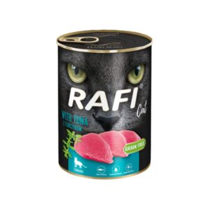 RAFI Sterilised Cat Atún (400 gr) - Alimento Húmedo en Mousse Sin Cereales para Gatos Adultos Esterilizados