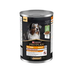 PRO PLAN Adult Everyday Nutrition Grain Free Cordero (400 gr) - Alimento Húmedo de Trozos en Salsa Sin Cereales para Perros Adultos de Todas las Razas