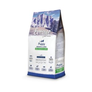Evoque Puppy Medium & Large Wild Boar & Lamb pienso cachorro raza grande
